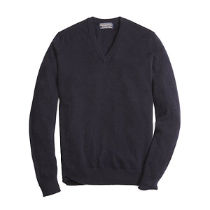 Cashmere V-Neck Sweater - Black